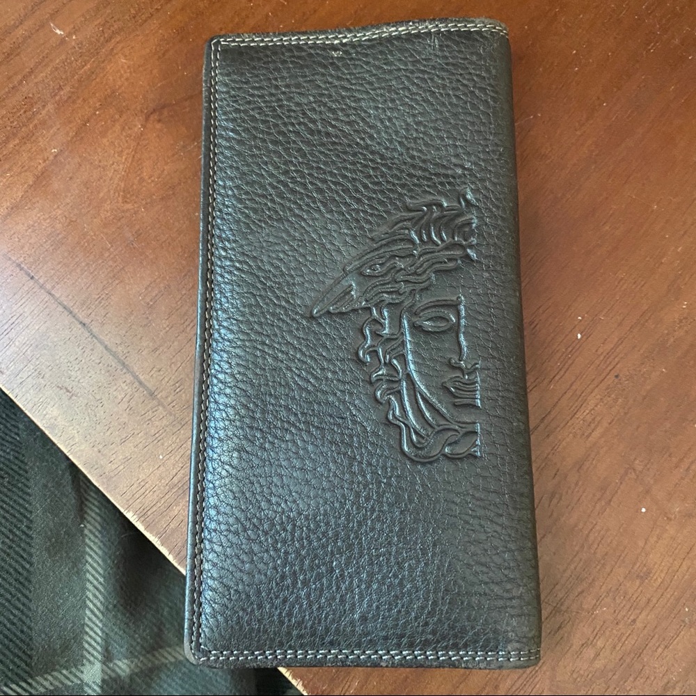 Versace Italian Leather Wallet